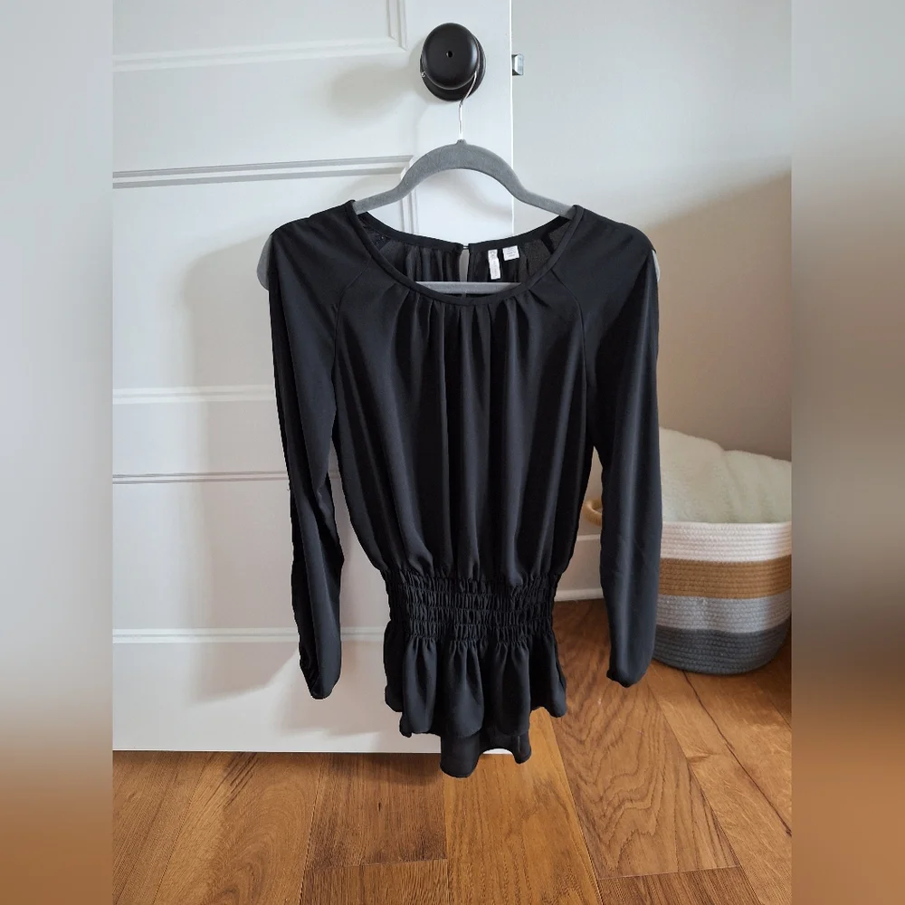 Sheer Cut-Out Blouse - Picture 9 of 15